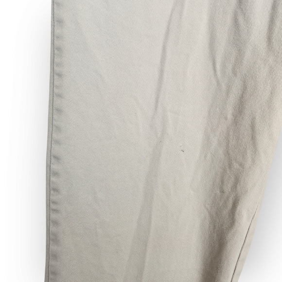 Vintage Bill Blass Off White Gray High Waisted Tapered Leg Pants 4 - Picture 5 of 9